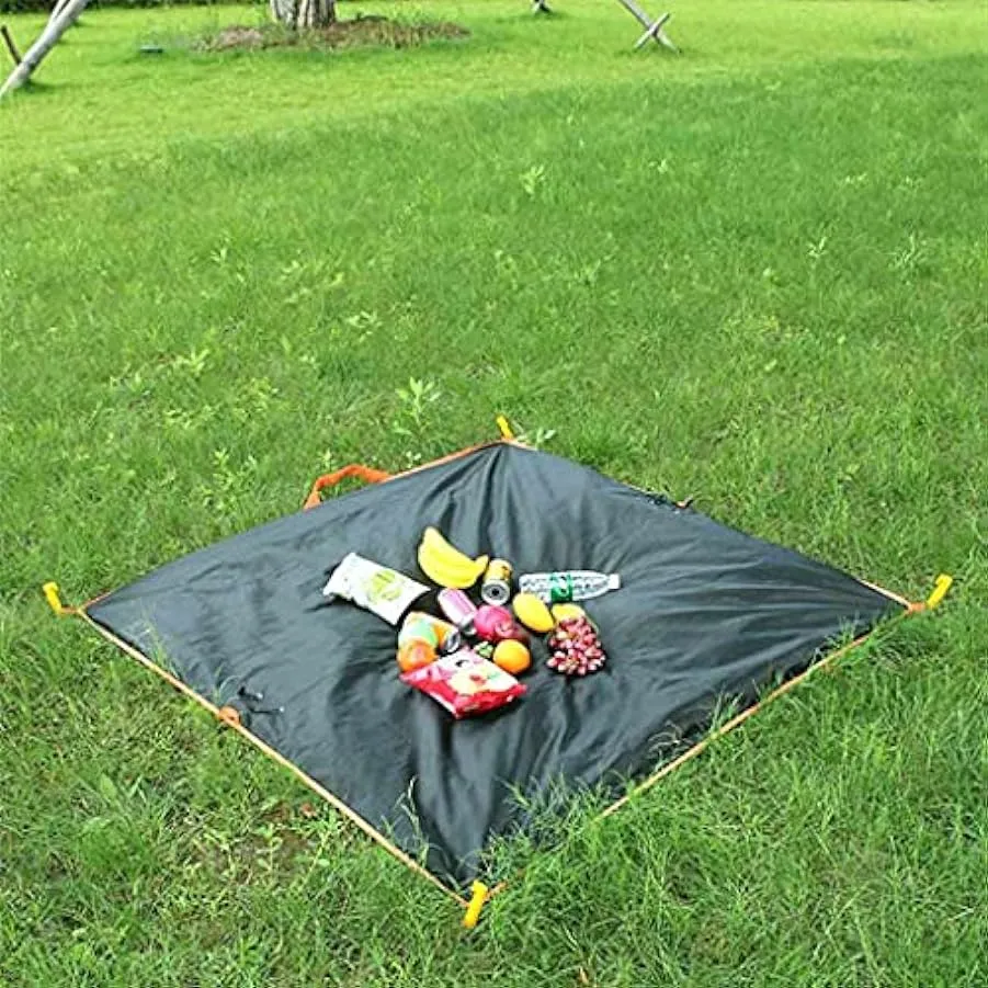 Tappetino da picnic da viaggio all’aperto Borsa portaoggetti Impermeabile Coperta da campeggio estiva Lavabile Tappetino da spia
