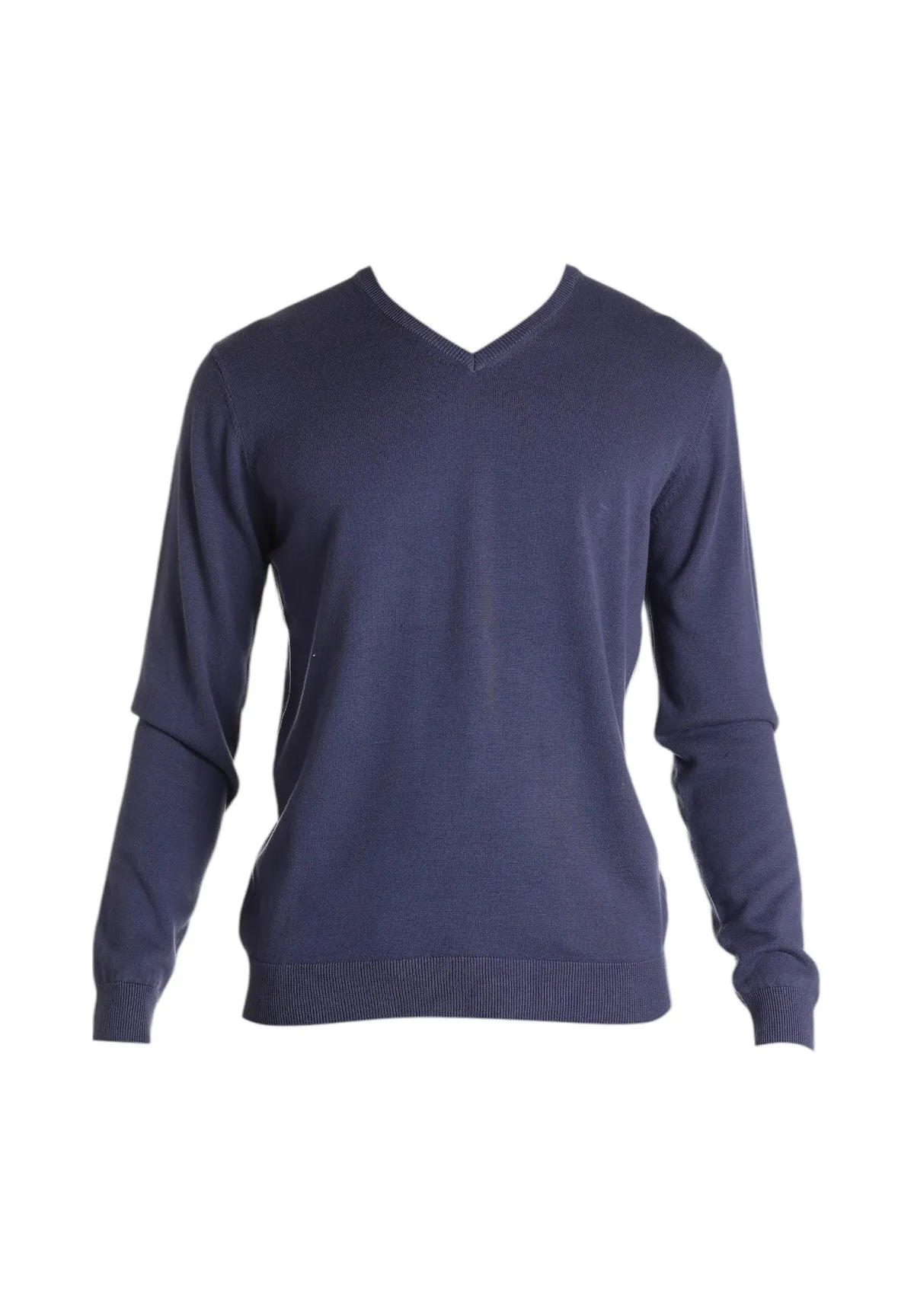 Union Uomo Maglione con Scollo a V 3701900-215 Blu