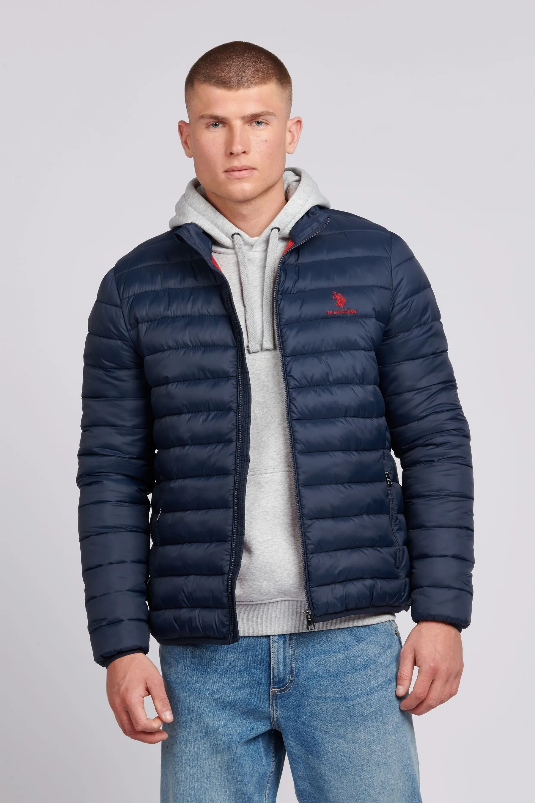 U.S. Polo Assn. Uomo - Giacca trapuntata leggera
